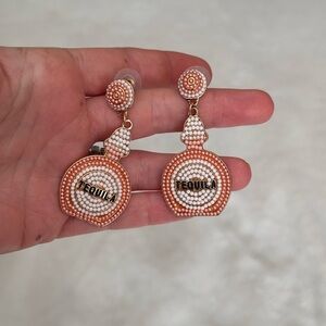 Tequila Pink Statement Earrings